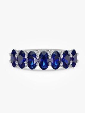 Ferkos Jewelry 14K White Gold Sapphire Ring